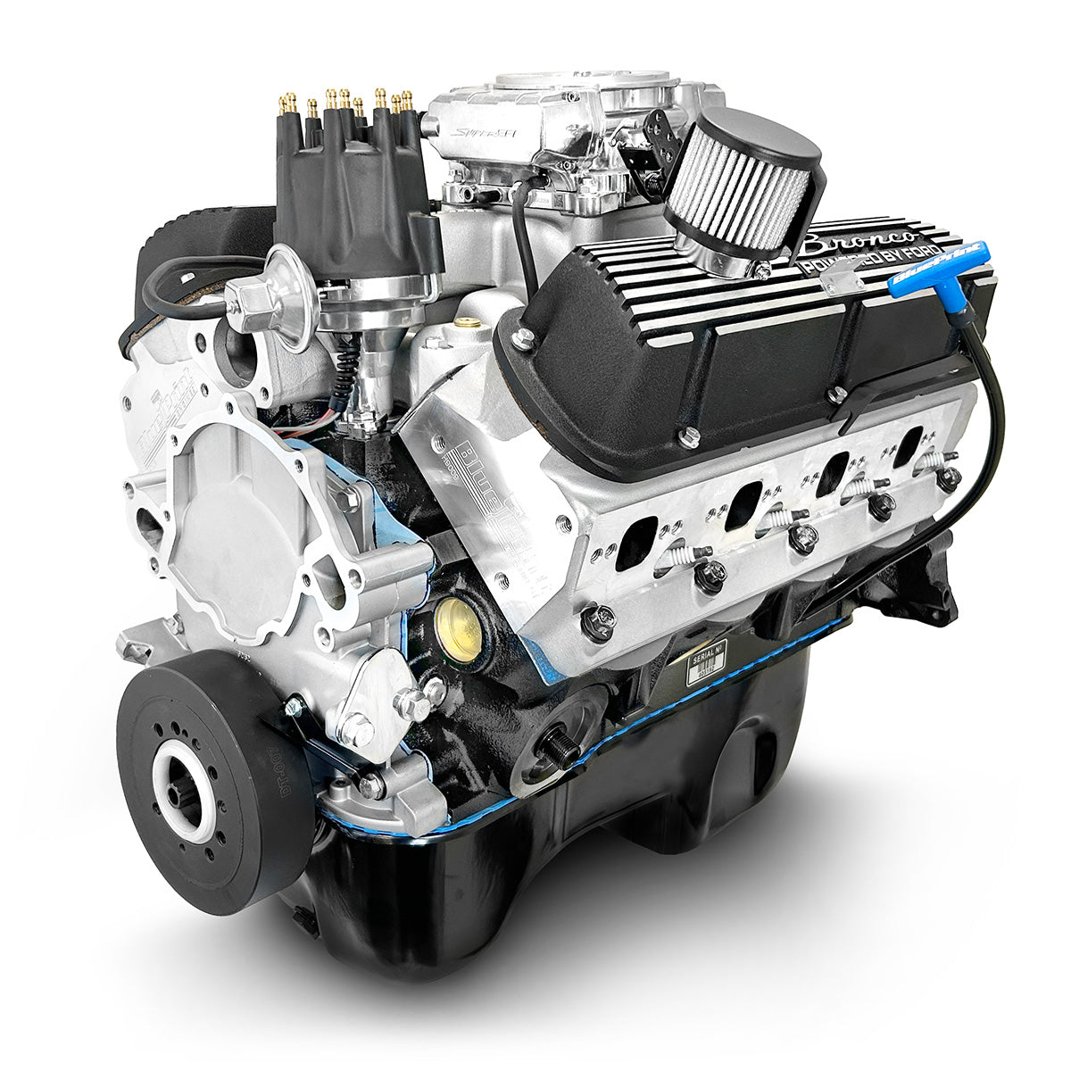 Ford Small Block Compatible 302 c.i. Engine - 365 Horsepower - Base Dressed Bronco Edition - Fuel Injected