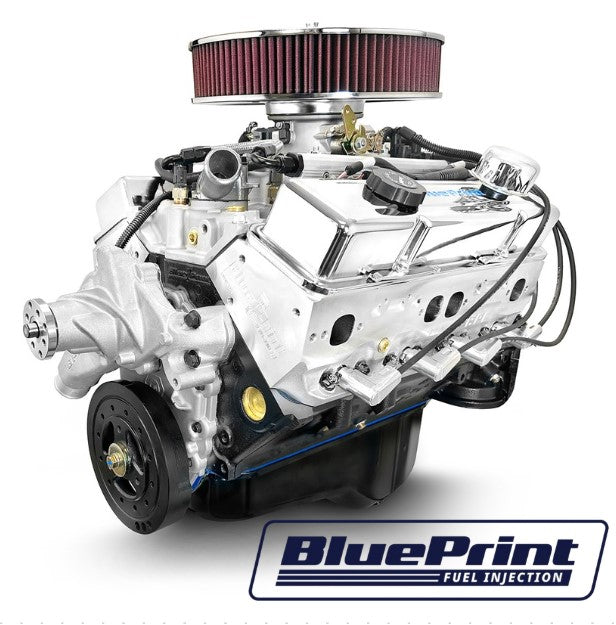 GM Small Block Compatible 383 c.i. Engine - 436 Horsepower - Deluxe Dressed - BluePrint Engines Calibrated ECU