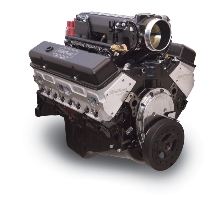 Edelbrock Performer E-Tec Pro-Flo XT 4 350 C.I.D. 380 HP Long Block Crate Engines 46613 - Image 2