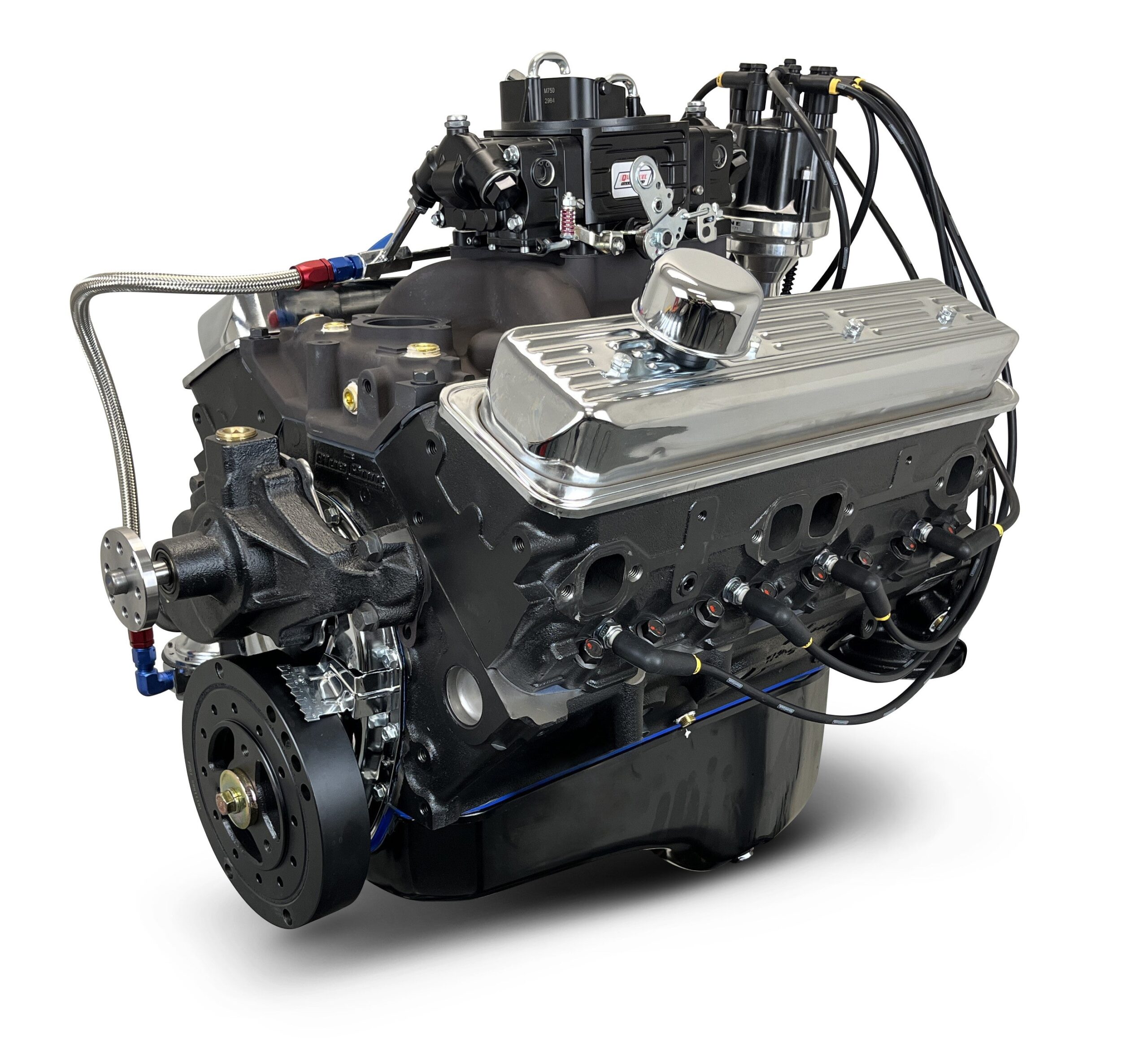 GM Marine Small Block Compatible 383 c.i. Engine - 405 Horsepower - Base Dressed - Carbureted