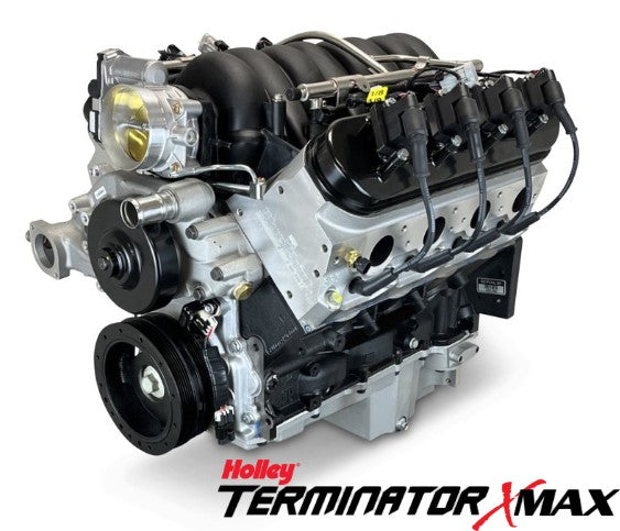 GM LS Compatible 427 c.i. Pro Series Engine - 605 Horsepower - Base Dressed - Holley Terminator X EFI System